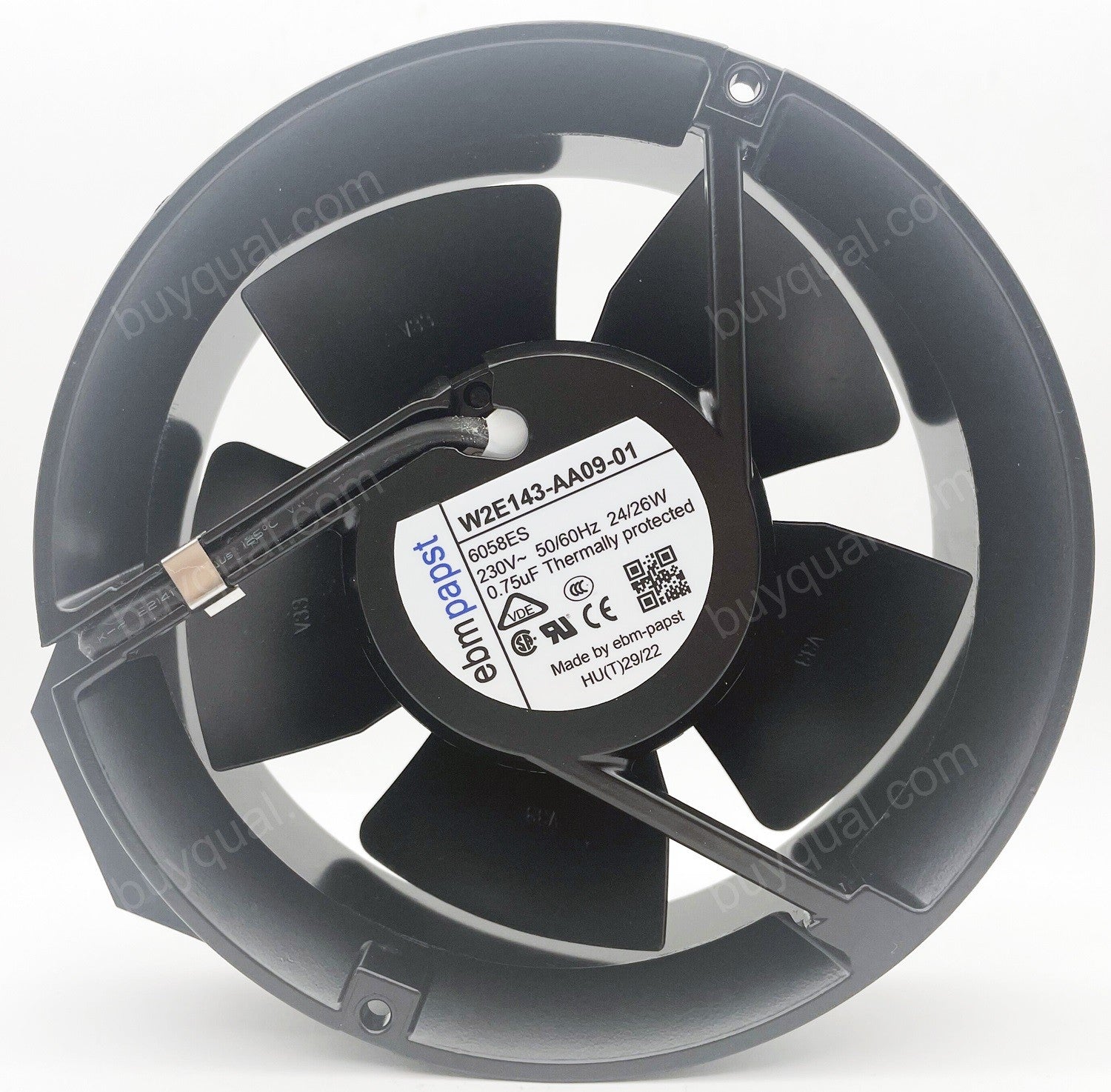 Ebmpapst W2E143-AA09-01 W2E143-AA09-93 M2E052-BF 230V 24/26W Cooling Fan - Original New Ebmpapst W2E143-AA09-01 W2E143-AA09-93 M2E052-BF 230V 24/26W Cooling Fan - Original New